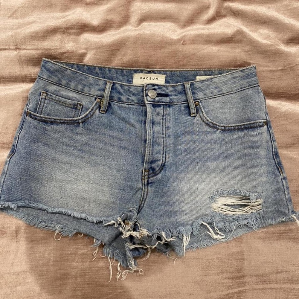 PacSun Women's Blue Denim Shorts